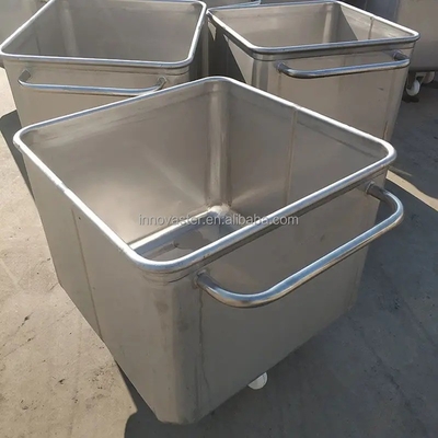 Carrozze di trasferimento in acciaio inossidabile 304 per il trasferimento di materiali alimentari in modo rapido e veloce