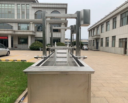 Pasteurizzatore in galleria di immersione in acqua lattea da 15 kW per il processo di sterilizzazione a bassa temperatura