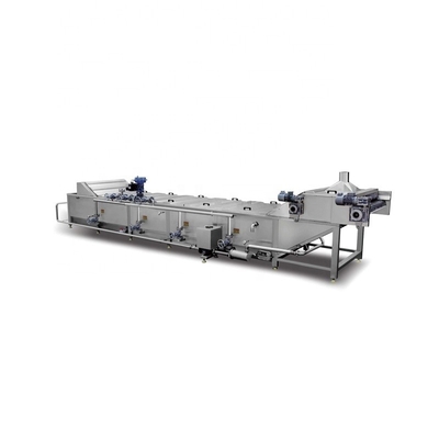 Pasteurizzatore in galleria di immersione in acqua lattea da 15 kW per il processo di sterilizzazione a bassa temperatura