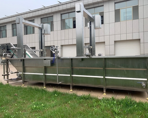 Pasteurizzazione a bassa temperatura in galleria di bagno d'acqua per la trasformazione di prodotti industriali
