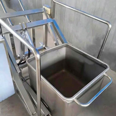 Trasferimento di materiale di carne/pesce in acciaio inox 304