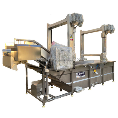 Macchina di scongelazione automatica a velocità regolabile per lo scongelamento rapido di gamberetti di carne e pesce IQF
